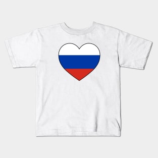 Heart - Russia Kids T-Shirt